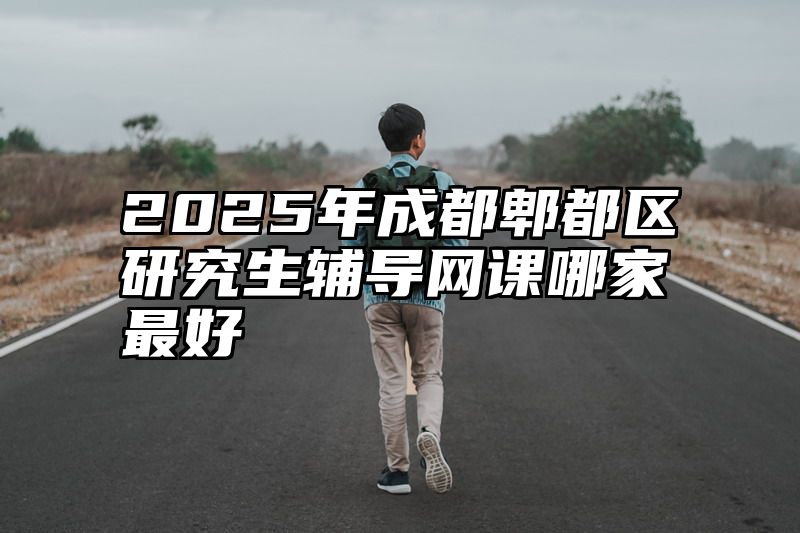 2025年成都郫都区研究生辅导网课哪家最好