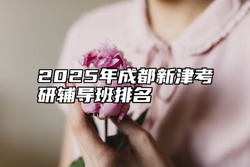 2025年成都新津考研辅导班排名