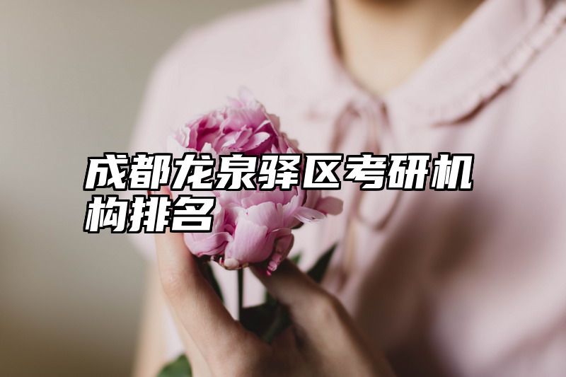 成都龙泉驿区考研机构排名