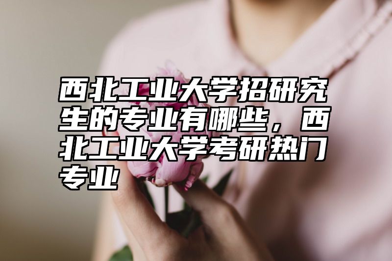 西北工业大学招研究生的专业有哪些，西北工业大学考研热门专业