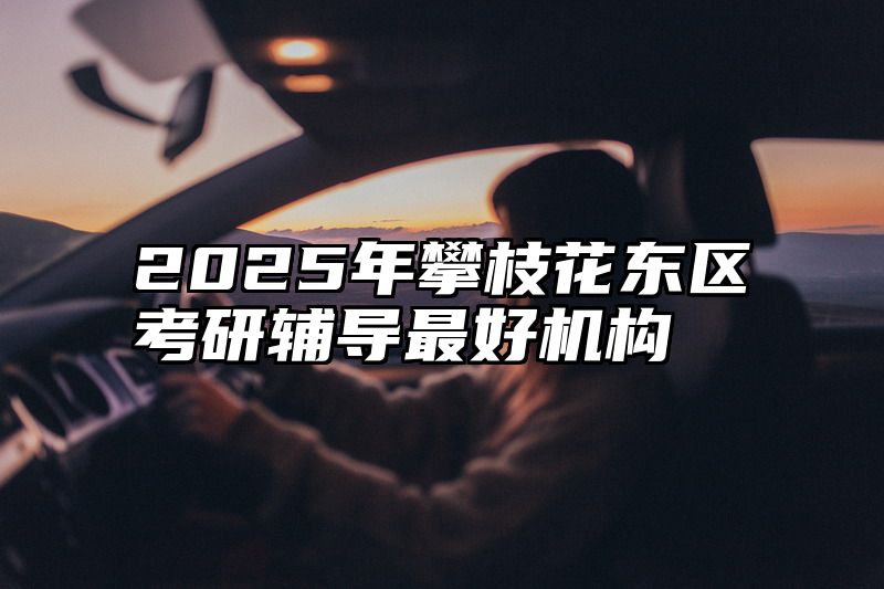 2025年攀枝花东区考研辅导最好机构