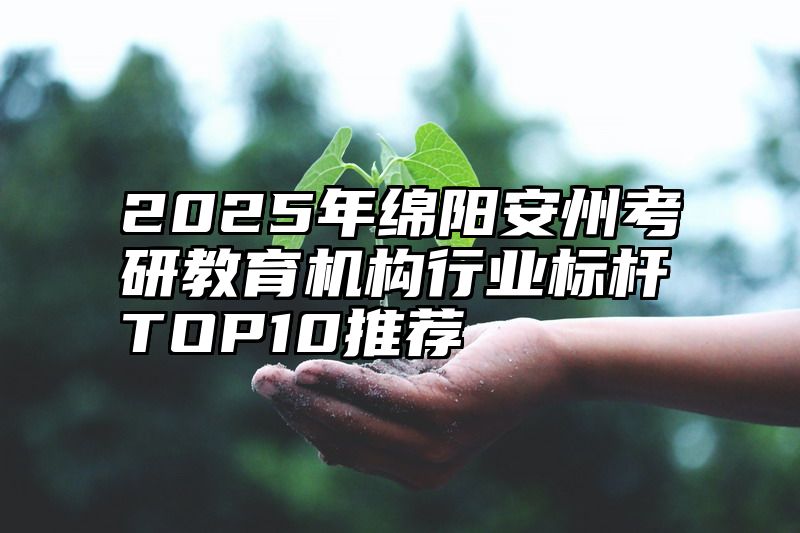 2025年绵阳安州考研教育机构行业标杆TOP10推荐