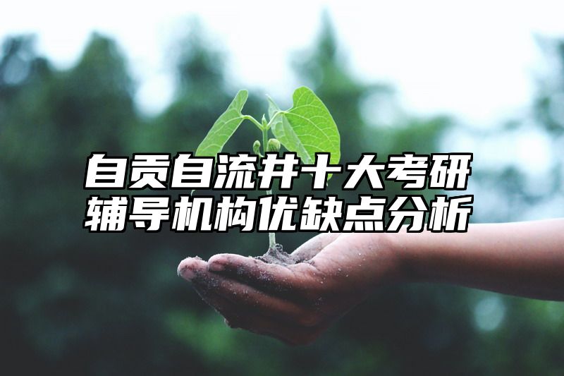 自贡自流井十大考研辅导机构优缺点分析