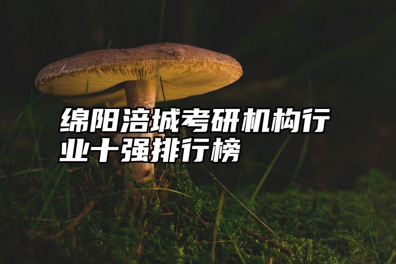 点击查看《绵阳涪城考研机构行业十强排行榜》全文