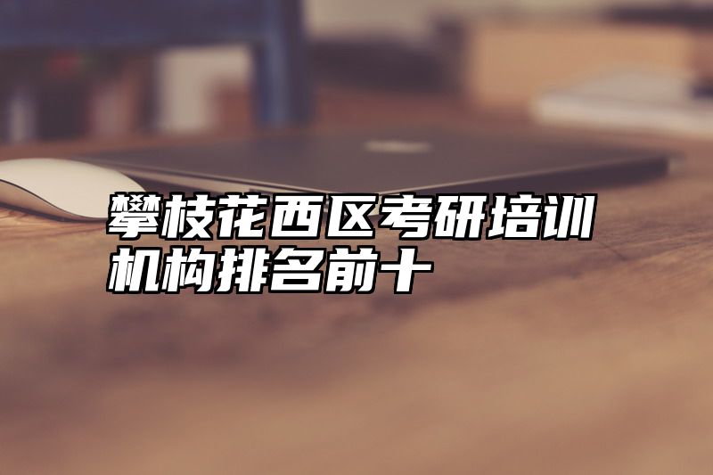 攀枝花西区考研培训机构排名前十