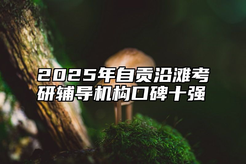 2025年自贡沿滩考研辅导机构口碑十强