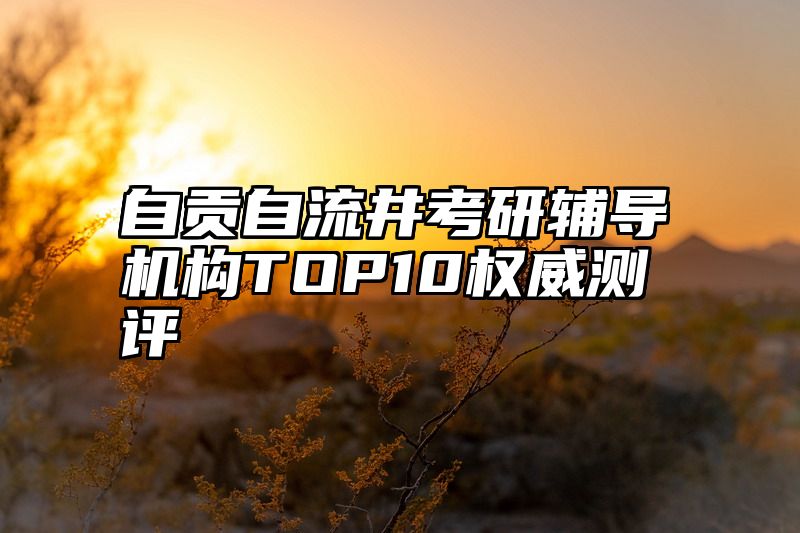 自贡自流井考研辅导机构TOP10权威测评