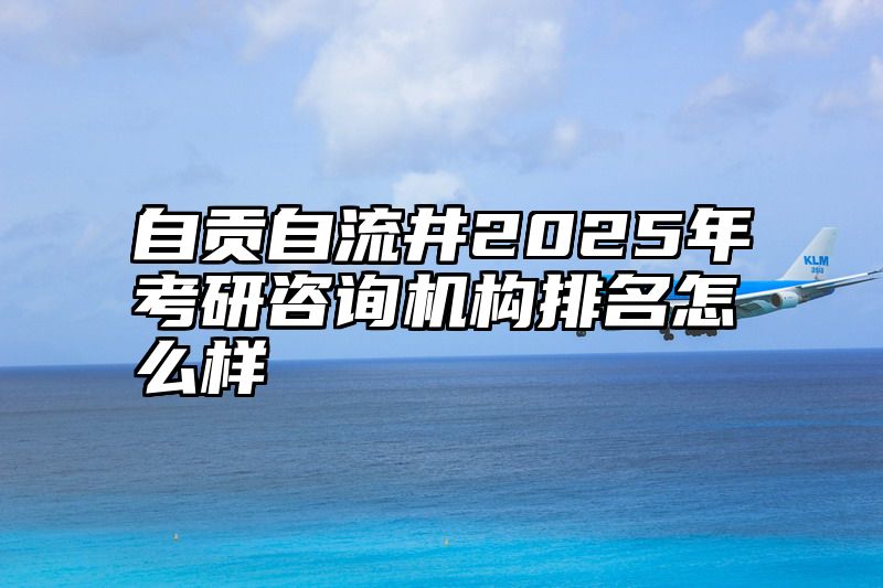 自贡自流井2025年考研咨询机构排名怎么样
