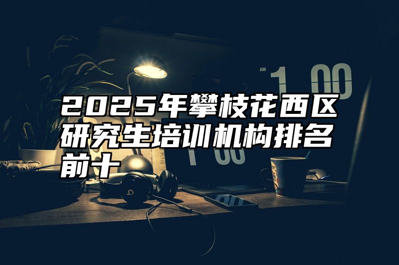 2025年攀枝花西区研究生培训机构排名前十