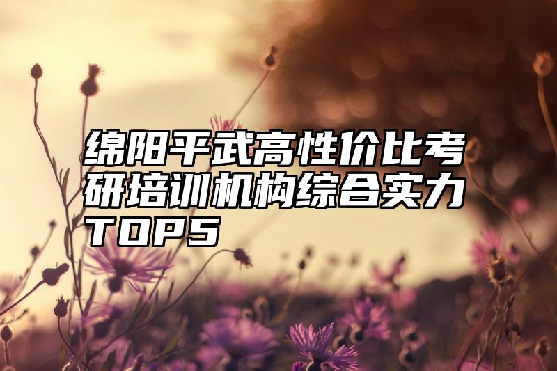 绵阳平武高性价比考研培训机构综合实力TOP5