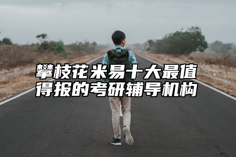 攀枝花米易十大最值得报的考研辅导机构