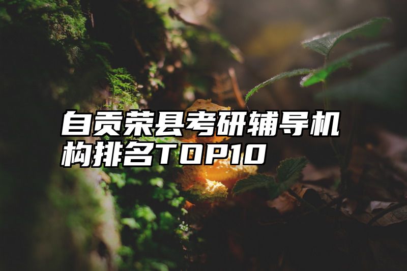 自贡荣县考研辅导机构排名TOP10