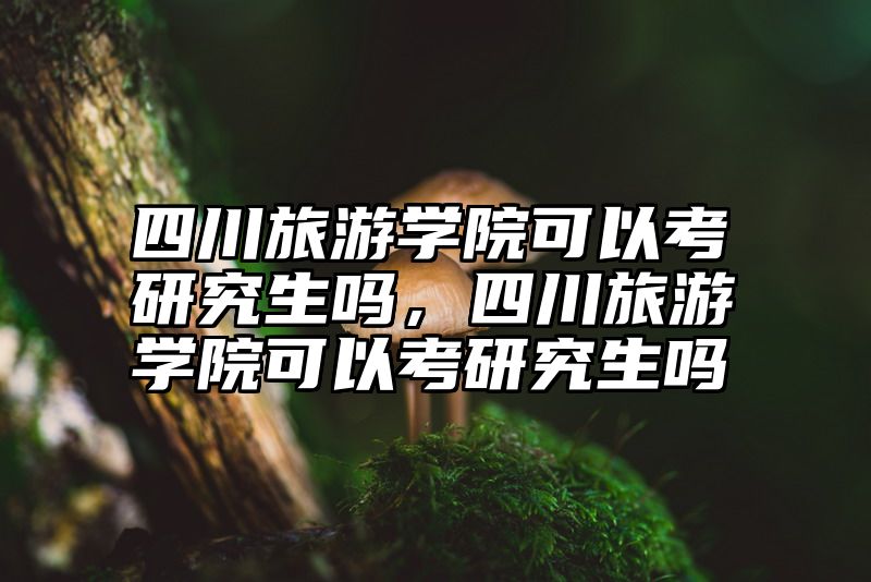 点击查看《四川旅游学院可以考研究生吗，四川旅游学院可以考研究生吗》全文