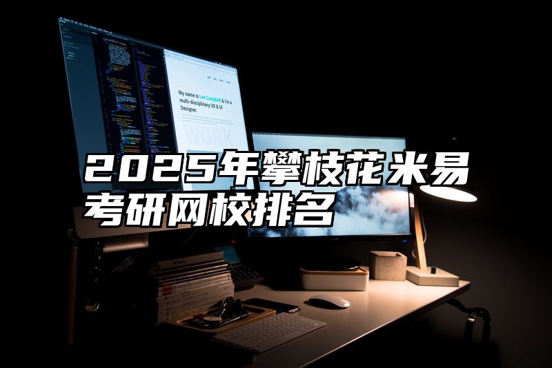2025年攀枝花米易考研网校排名