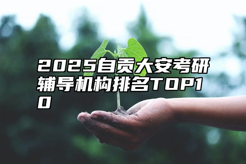 2025自贡大安考研辅导机构排名TOP10