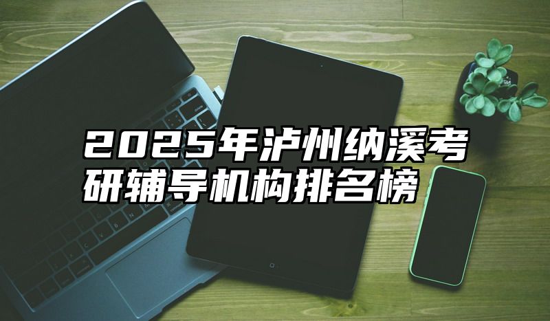 2025年泸州纳溪考研辅导机构排名榜