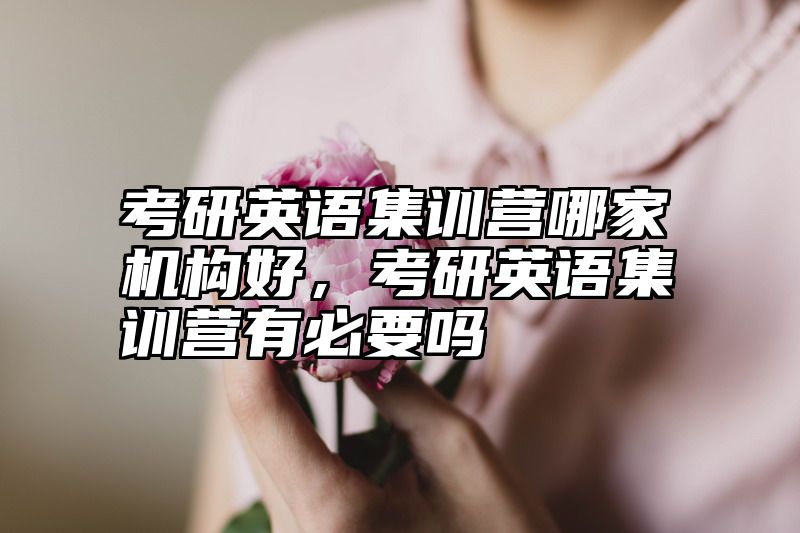 考研英语集训营哪家机构好，考研英语集训营有必要吗