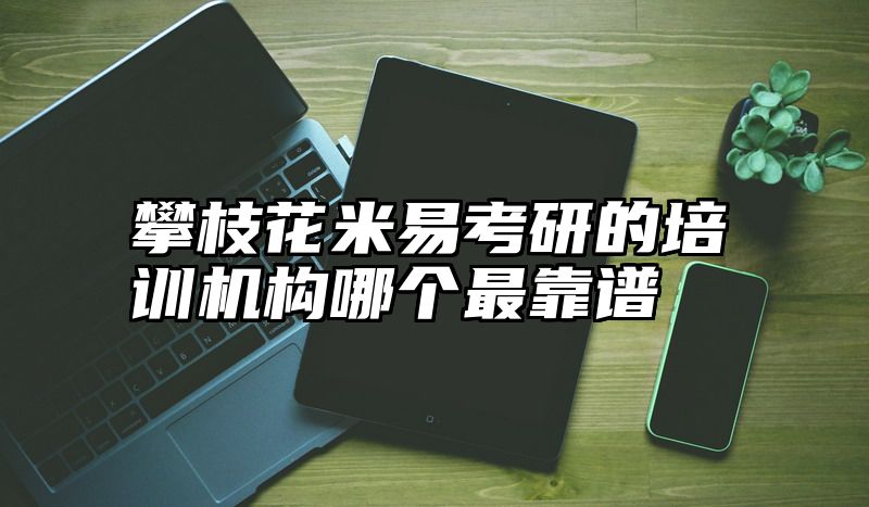 攀枝花米易考研的培训机构哪个最靠谱