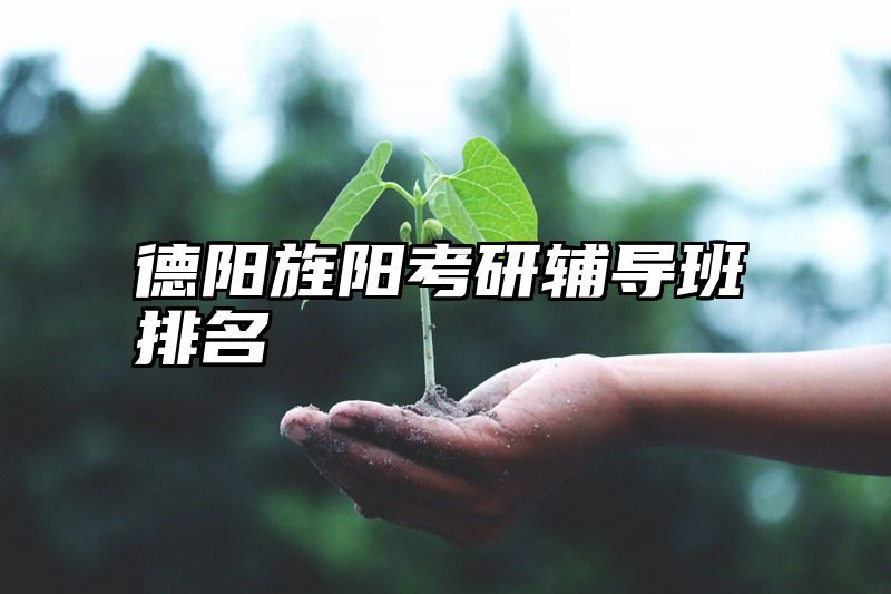 德阳旌阳考研辅导班排名