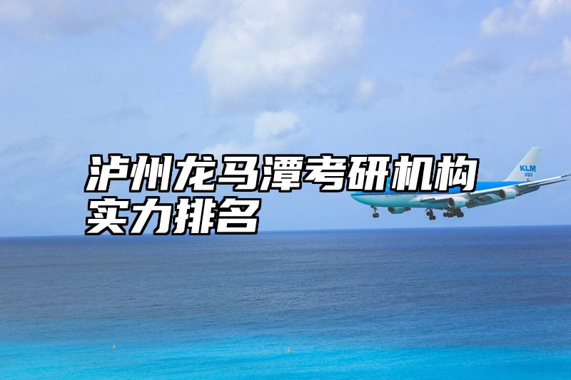 泸州龙马潭考研机构实力排名