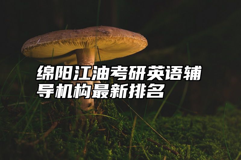 绵阳江油考研英语辅导机构最新排名
