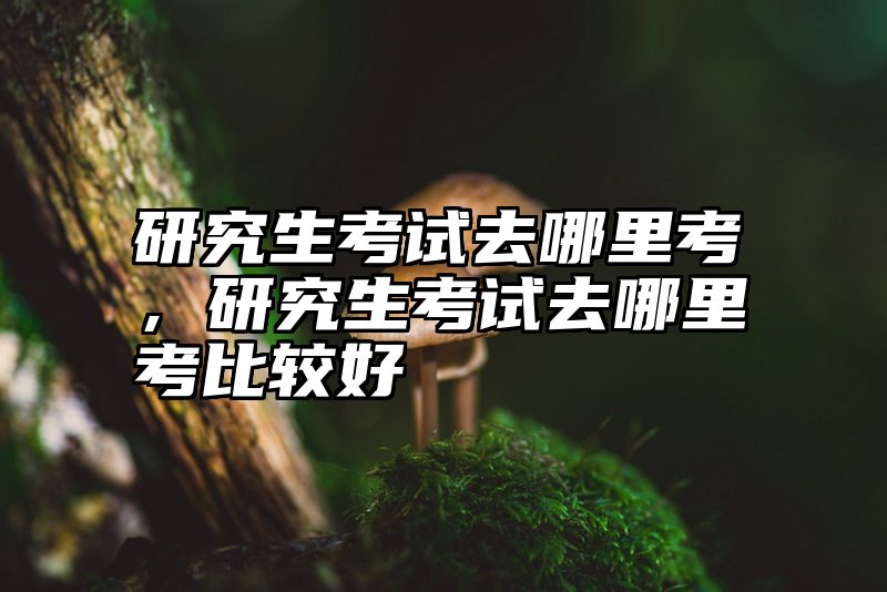 研究生考试去哪里考，研究生考试去哪里考比较好
