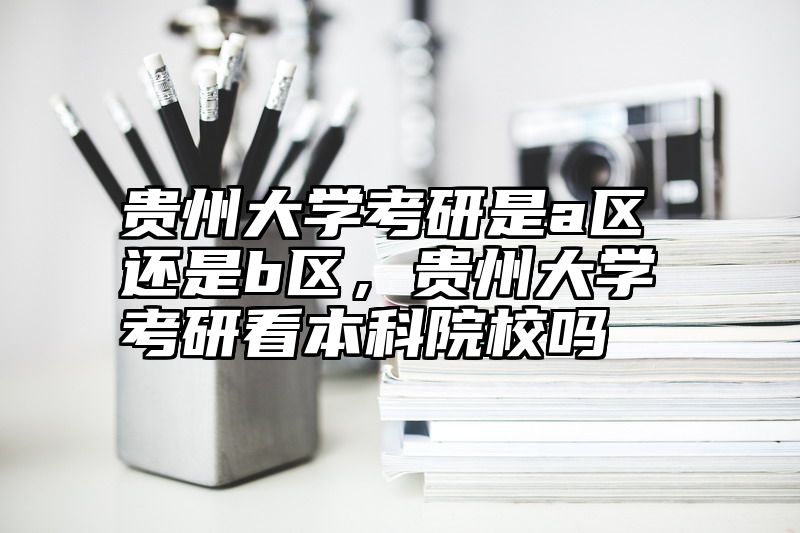贵州大学考研是a区还是b区,贵州大学考研看本科院校吗