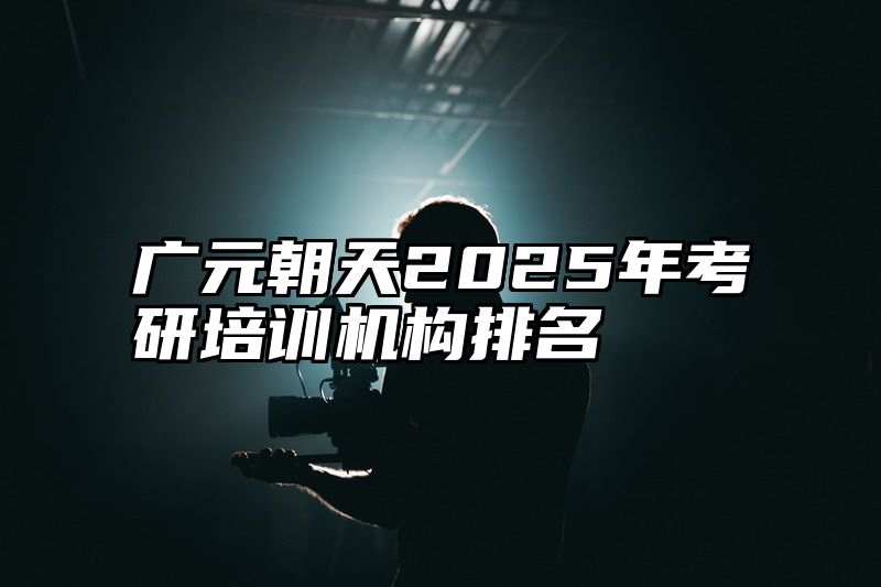 广元朝天2025年考研培训机构排名
