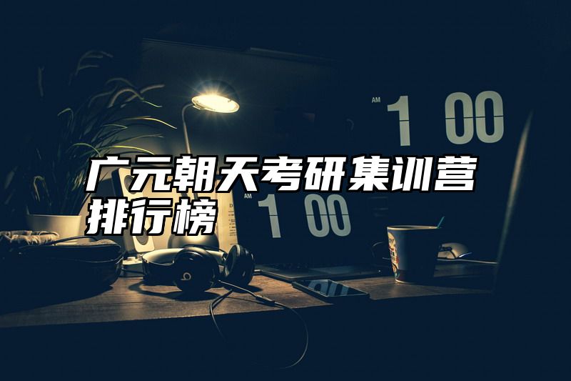 广元朝天考研集训营排行榜