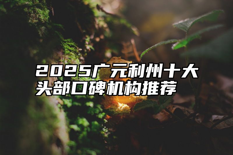 2025广元利州十大头部口碑机构推荐
