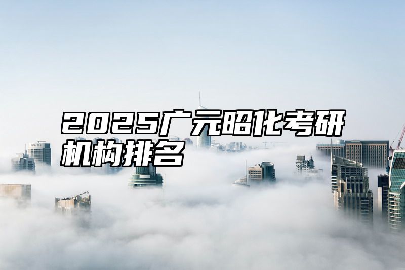 2025广元昭化考研机构排名