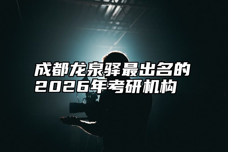 成都龙泉驿最出名的2026年考研机构